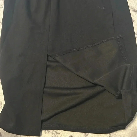 MIDI Style Evening Dress, V Neck Bishop Sleeves Size Small NWOT - Picture 6 of 10